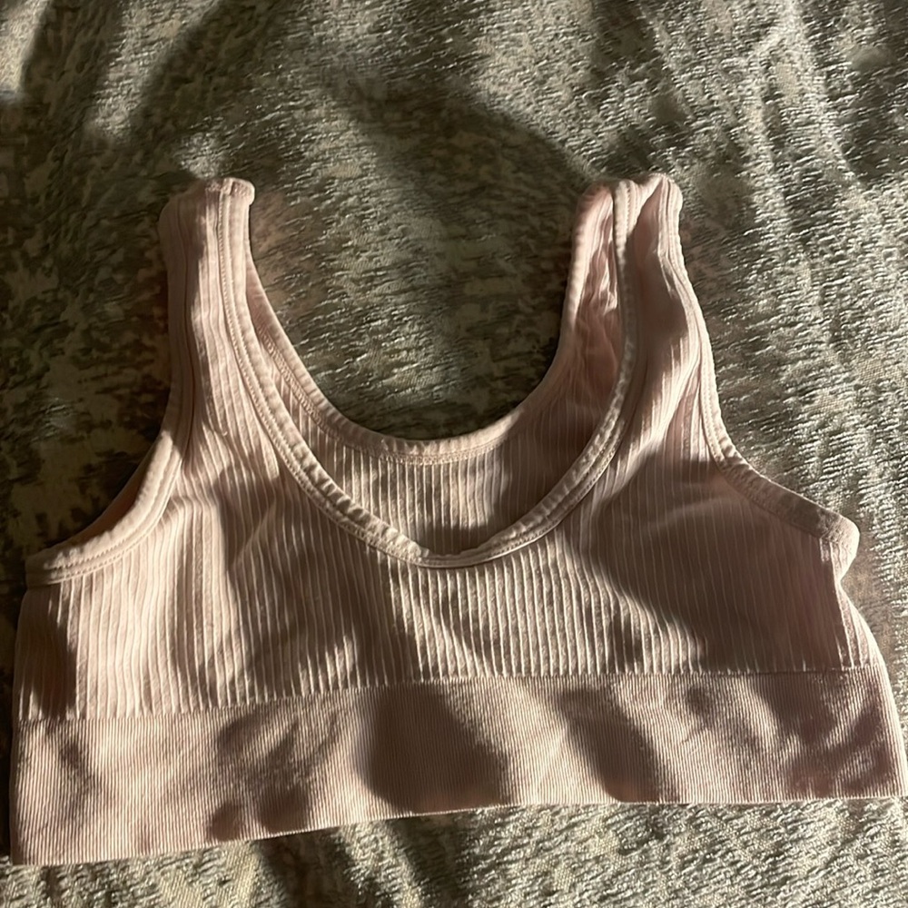 Pink bra
